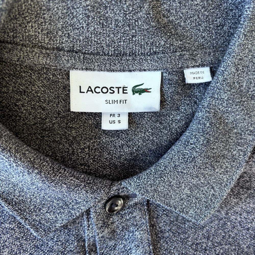 Lacoste Polo Shirt
Grey Men's Slim Fit Piqué Polo - Picture 6 of 10